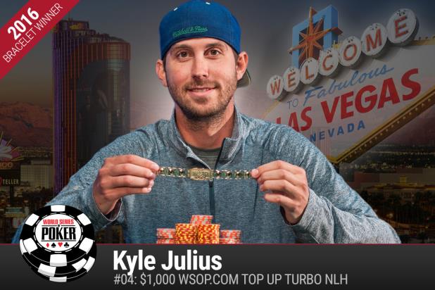 KYLE JULIUS TOWERS IN TOURNEY DEBUT OF TOP UP TURBO NO-LIMIT